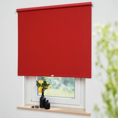 Springrollo LIEDECO "Uni" Gr. 3, rot, B:142cm H:180cm, Polyester, Metall, Rollos, Verdunkelung Image