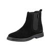 Stiefelette KICKERS "Kickers Stiefelette Veloursleder/Textil", Damen, Gr. 40, schwarz, Veloursleder, Textil, casual, Schuhe