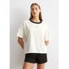 Pyjama MARC O'POLO, Damen, Gr. L, weiß, Obermaterial: 100% Baumwolle, Langarm, Homewear-Sets