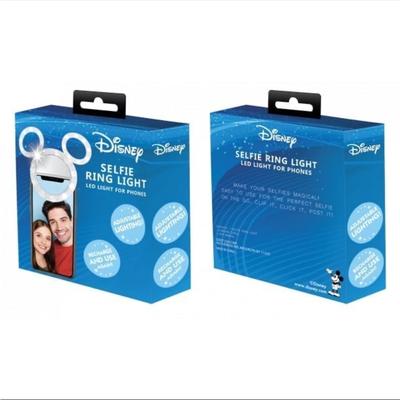 Disney Other | Disney Selfie Ring Adjustable Light White Mickey Mouse New In Box | Color: White | Size: Os