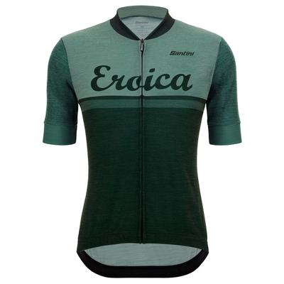 Santini - Eroica Valle Wool Jersey - Radtrikot Gr 3XL grün Image