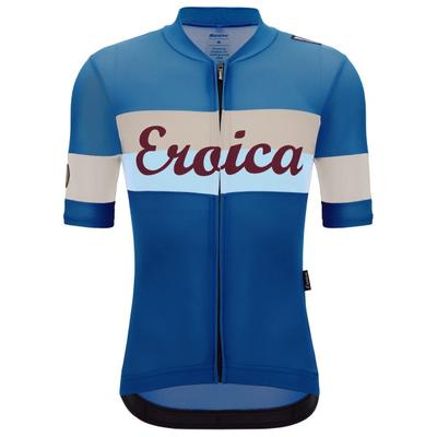 Santini - Eroica Quiete Jersey - Radtrikot Gr M azzurro Image
