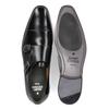 Slipper HENRY STEVENS "Liam CDM", Herren, Gr. 43,5, schwarz, Leder, elegant, Schuhe, Herren Halbschuh Leder handgefertigt, Anzugschuh