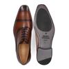 Schnürschuh HENRY STEVENS "Liam CO", Herren, Gr. 43, braun, Leder, elegant, Schuhe, Herren Halbschuh Businessschuh Leder handgefertigt, Anzugschuh