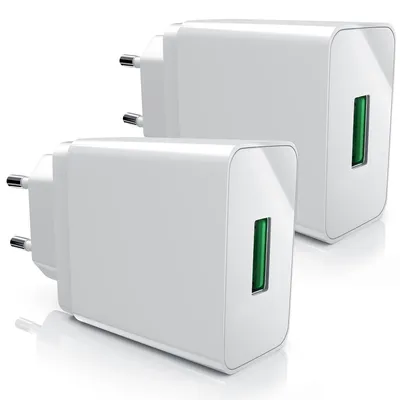 Aplic 2x USB-Ladegerät (3000 mA, 2-tlg., Quick Charge 3.0 USB-Ladegerät 1x USB A QC 3.0 Port / max. 3A über QC) Image
