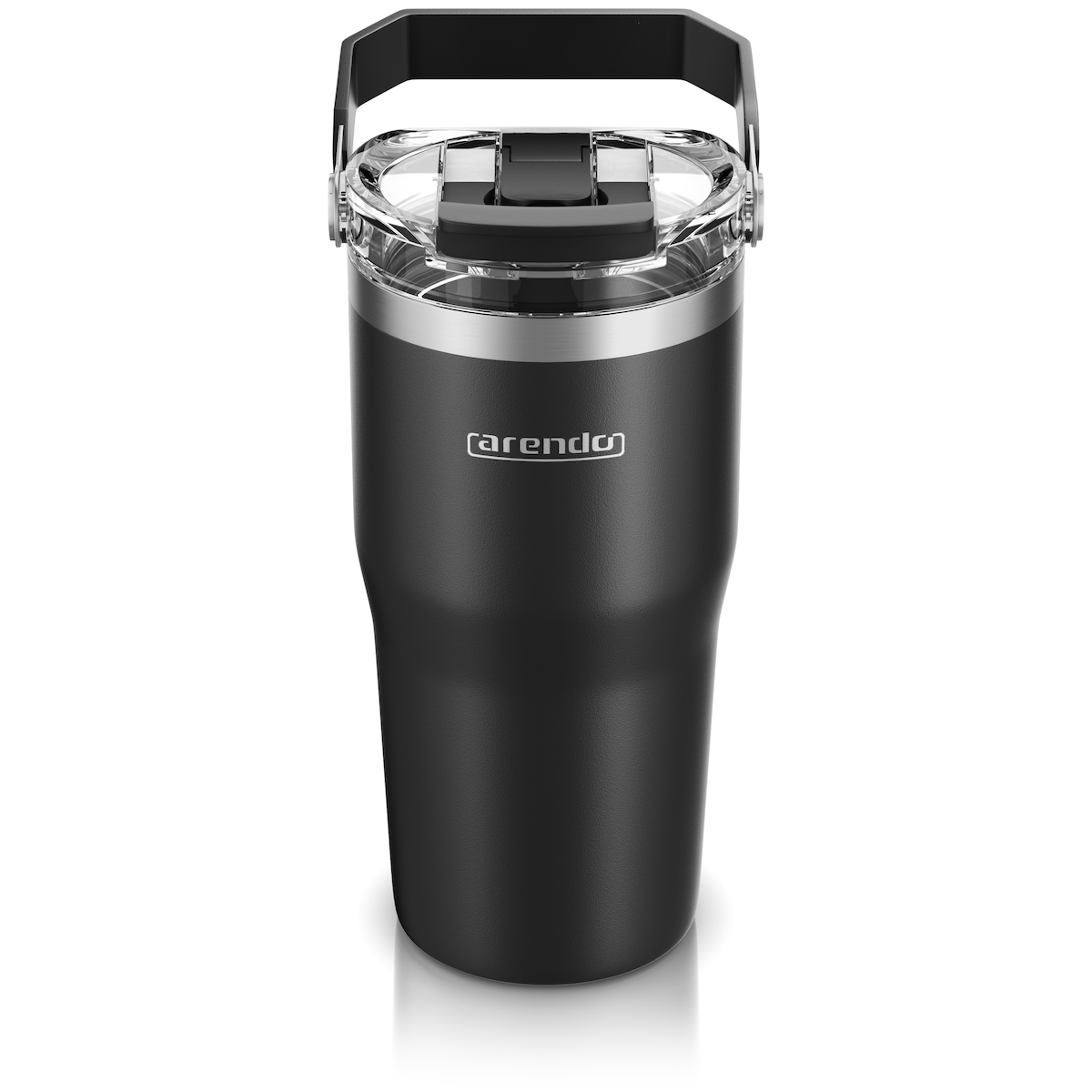Arendo Thermobecher 600 ml, Edelstahl, BPA-frei, doppelwandig, hält 12h heiß, 6h kalt, 100 % auslaufsicher, Coffee to go Image