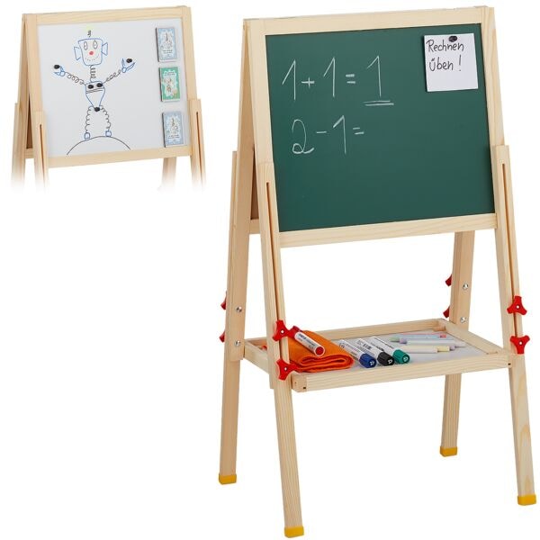 relaxdays Standtafel höhenverstellbar für Kinder Image