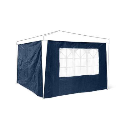 relaxdays 2er-Set Seitenteile für Pavillon 3x3m blau Image