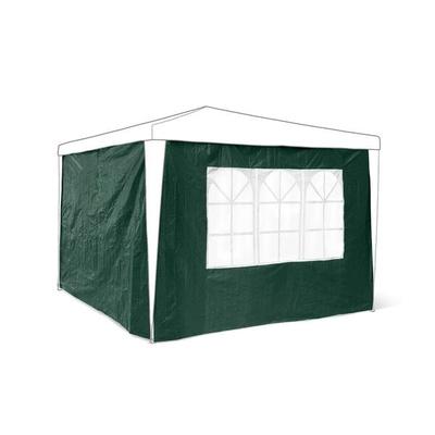 relaxdays 2er-Set Seitenteile für Pavillon 3x3m grün