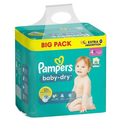 Pampers Windeln »baby-dry™ BIG PACK« Gr.4+ (10-15 kg) 54 Stück Image