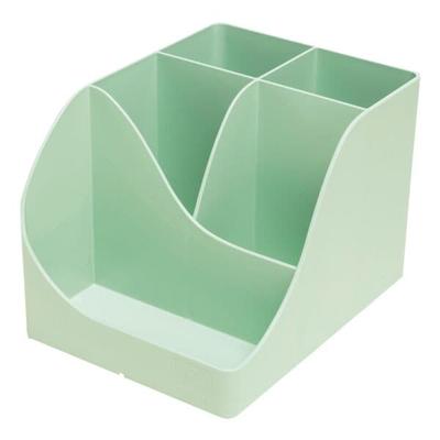 EXACOMPTA Stifteköcher »Wave AutentiK« 4 Stück Salbeigrün, 12x11x16 cm Image