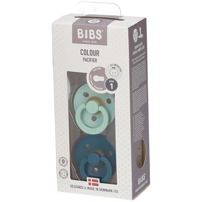 Bibs Fopspeen Mint - Forest Lake 0-6 Maanden 2 St Sauger Image