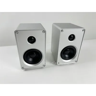 High-end-HIFI Bücherregal Lautsprecher Alle Aluminium Chassis Lautsprecher HIFI Passive Lautsprecher Für Verstärker Audio 3 zoll Twoway HIFI lautsprecher