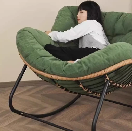Schaukelstuhl, Liegestuhl für Erwachsene, Balkon, Zuhause, Freizeit, faules Sofa, Wohnzimmer, Einzelsofa, Internet-Promi-Schaukelstuhl