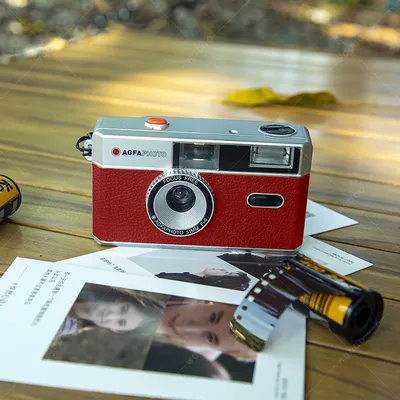 Cassic New Agfa Camera, Non disposable Retro Film Camera, Film Fool With Flash 135 Point And Shoot Film Camera for Travel