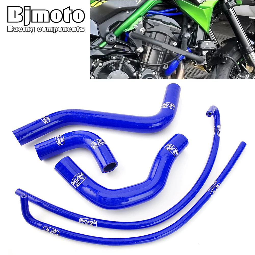 Z900 2024 Silicone Radiatore Del Liquido di Raffreddamento Tubo Kit Per Kawasaki Z900 Z 900 Z-900 2017 2018 2019 2020 2021 2022 2023