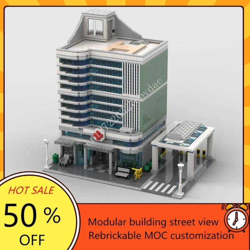 3901PCS MODULARE HOSPITAL Modulare MOC Kreative street view Modell Benutzerdefinierte Puzzles Architektur DIY Bildung Montage Modell Geschenke Image