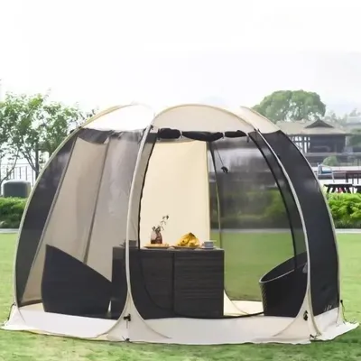 For Mücken Prevention Hexagonal Zelte Für den Outdoorbereich, Oxford-Stoff, Portable Camping-Zelt Mit Automatic Schnellöffnu