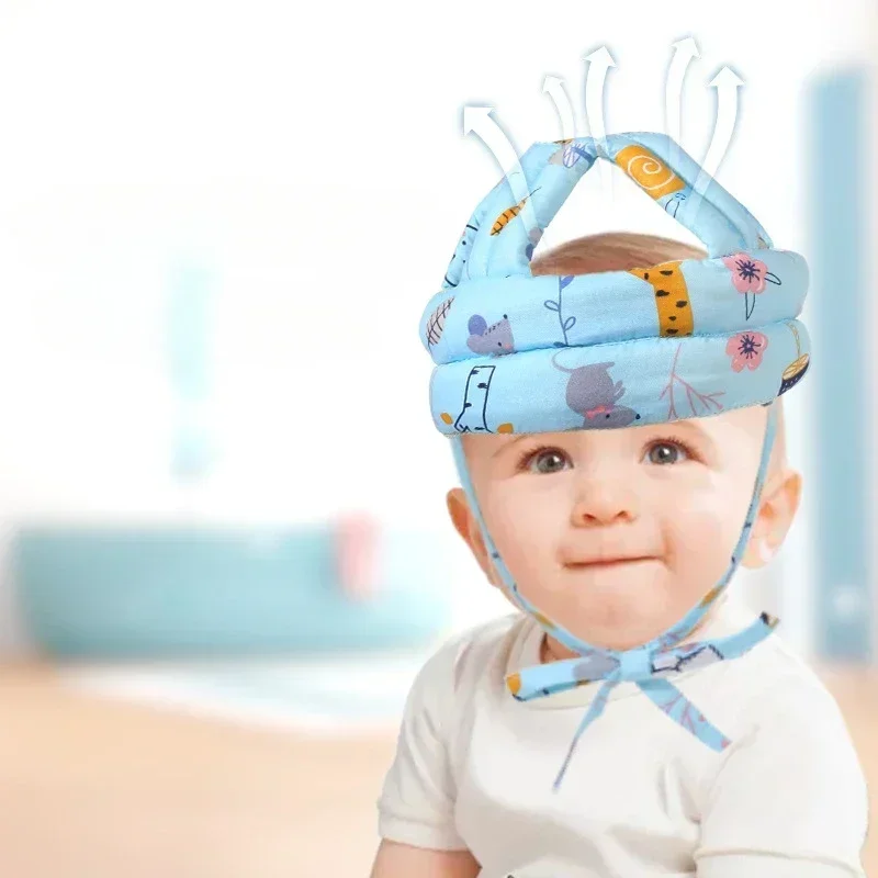 Baby Hut atmungsaktiver Schutzhelm Neugeborener Kopf lernen, Kollision schutz helm Kinder wachstums zubehör zu gehen Image
