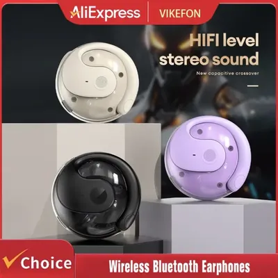 OWS Kopfhörer Knochenleitungskopfhörer Open Ear Sport Bluetooth Kopfhörer Drahtlose Ohrhörer mit Geräuschunterdrückung Image