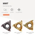 MMT 11IR 11ER AG55 AG60VP15TF UE6020 US735 Tornitura Filettatura Inserto In Metallo Duro Utensile Tornio CNC Scanalare Inserto 11ER AG55 11IR AG55