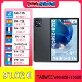 TABWEE W90 Tablet Android 15 da 11 pollici - 24 GB di RAM 256 GB di ROM, doppio 4G LTE + 5G WiFi, Octa Core T615, 8000 mAh, Gemini AI, WideVine L1