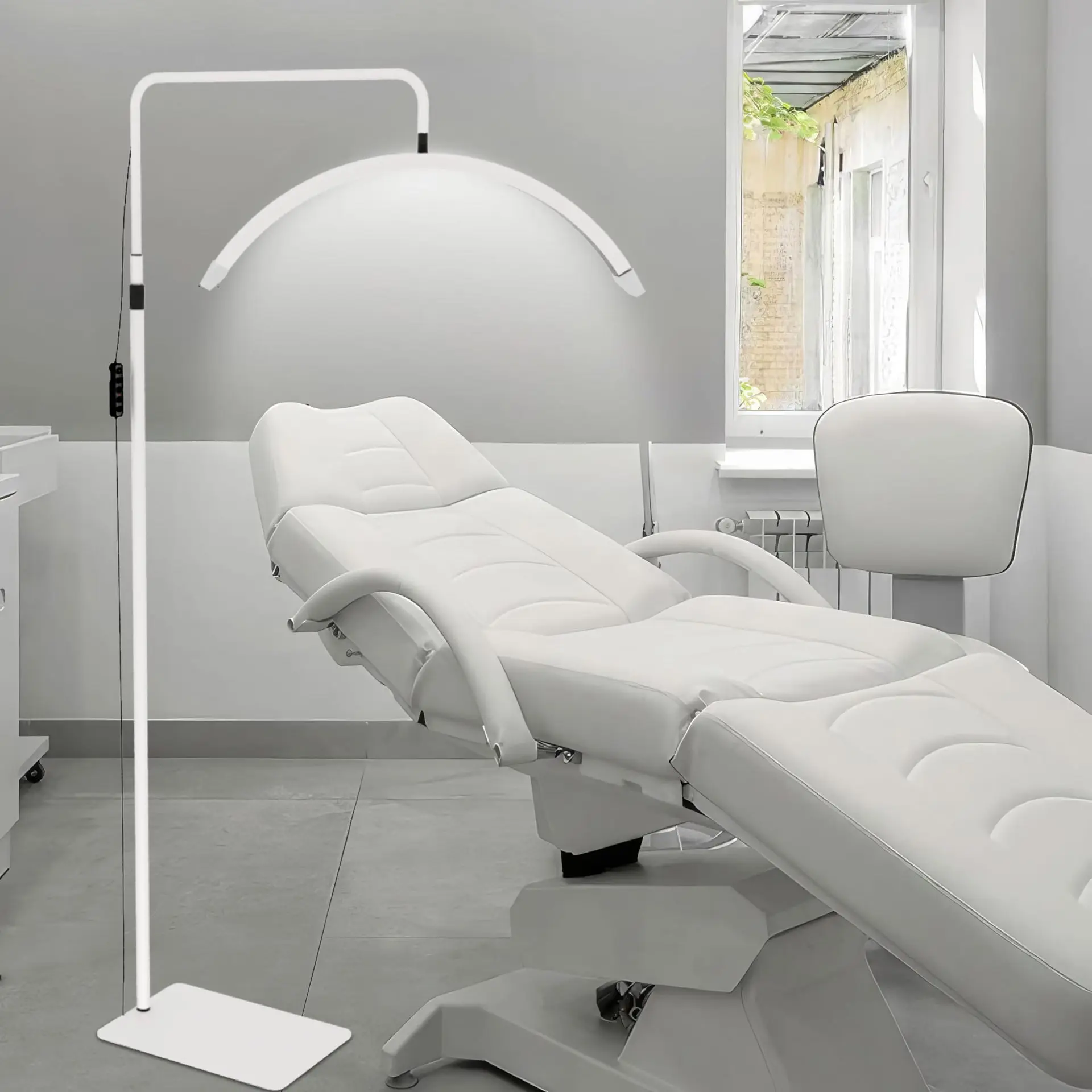 Halbmond-Bodenfülllicht, 40 W, dimmbar, für Schönheitssalons, Schönheitsbesatz und Massage, LED-Beleuchtungskörper Image