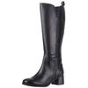 Stiefel MARCO TOZZI "Marco Tozzi Stiefel Leder", Damen, Gr. 39, schwarz, Leder, casual, Schuhe
