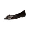 Ballerina STEVE MADDEN "STEVE MADDEN Ballerinas Textil", Damen, Gr. 37, schwarz, Textil, casual, Schuhe