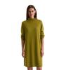 Strickkleid MARC O'POLO "aus softem Schurwolle-Mix", Damen, Gr. 34, Normalgrößen, deep pea, Obermaterial: 50% Schurwolle, 33% Viskose, 17% Polyamid; Futter: 100% Nicht verfügbar, unifarben, relaxed fit kurz, Langarm Rippbündchen, Kleider