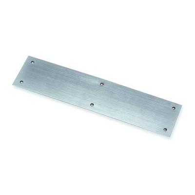 ROCKWOOD 70G.32D316 Door Push Plate, Stainless Steel, 20"L x 4"W, 0.05" Proj.