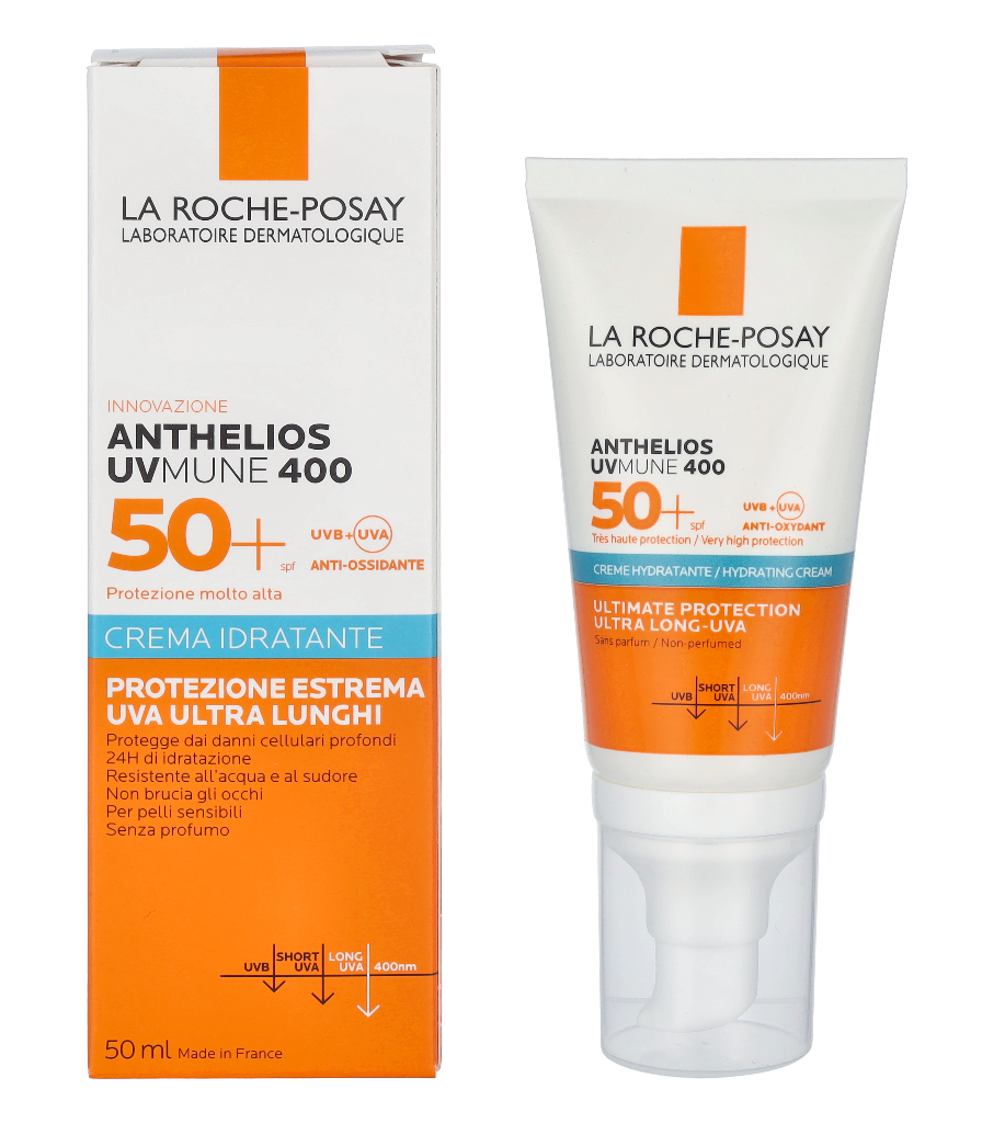 LRP Anthelios UVmune 400 Ultra Protection SPF50+. Image