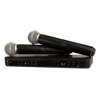 BLX288 beta58a wireless Microphone Dual Vocal System Handheld professional UHF mic for Singing Karaoke Stage Performance Church