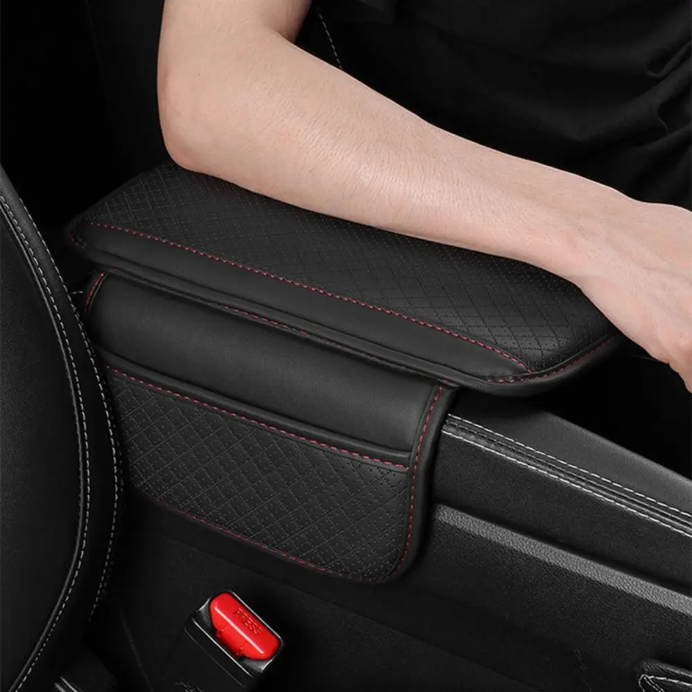 Auto Armlehne Box Pad zentrale Armlehne Box Abdeckung Ellbogen auflage Pad PU Leder Auto Innendekoration Auto Sitz Box Schutz polster