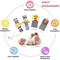 4Pcs Baby Spielzeug 0-12 Monate Baby Rasseln Spielzeug Tier Socken Handgelenk Strap + Rassel Baby Fuß socken Bug Handgelenk Strap Baby Socken Neue