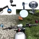 For Royal Enfield Bullet/Meteor/Classic 350 500 650 Interceptor CNC Motorcycle Bar End Mirrors Retro Handlebar Tip Rearview