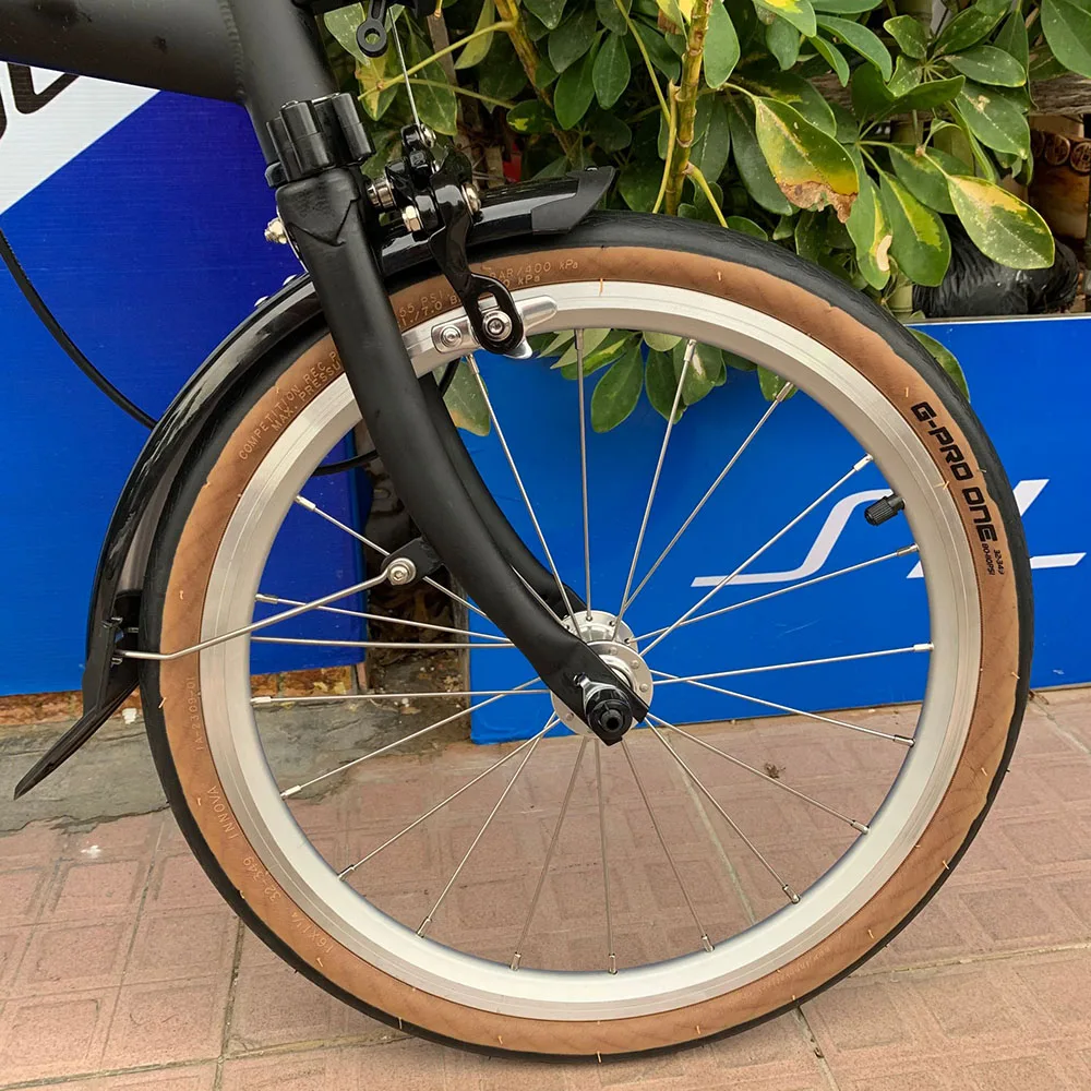 SILVEROCK Fahrrad 16 x 1 3/8 Zoll Reifen ONE für Brompton 3sixty Pike Fnhon Gust Faltradreifen für 349 Radsatz Image