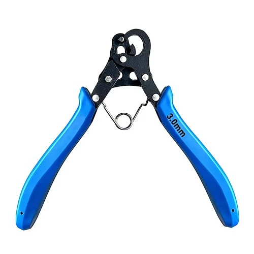 1,5/2,25/3 mm Ein-Schritt-Looper-Zange, Drahtrollzange, Draht-Rundzange, C-Ring-Zange für Schmuckreparatur, DIY-Herstellung von Ohrringen, Armbändern und Halsketten Image