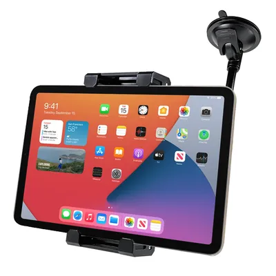 Suction Cup Windshield Car Tablet Mount Universal Dashboard Phone Tablet Holder Windshield Cell Phone Support for Tablets Phones