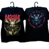 25 Sommermode New Terror Determines Life Remains Found Sacrifice Death Metal Printing Herren-Baumwoll-T-Shirt in großer Größe