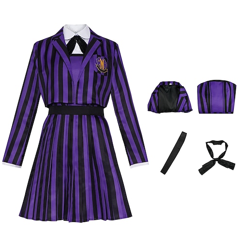 Gothic-Horror Dunkle Wissenschaft Kostüm Schuluniform Festkleidung Cosplay for Damen Erwachsene Halloween Karneval Leistung Party Pädagogisches Ankleiden Image