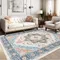 VIKAMA Bohemian Style Carpet For Live Room Large Area Rug Sofa Bedroom Floor Mat Office Carpet Easy To Clean Waterproof Floor Ma