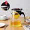 500-1800ml Heat Resistant Glass Teapot One-button Tea Water Separation Kettle Household Office Filter Tea Maker Home Coffee Pot