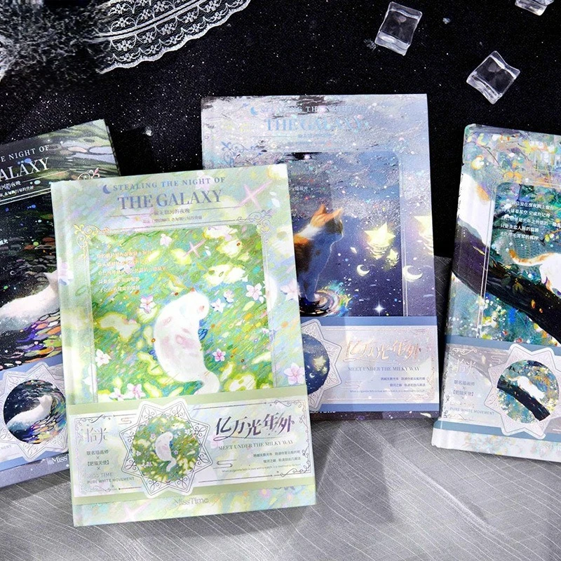 Spezifisches Notizbuch Kaoka5-Notizbuch, Studentenband, Landschaftsölgemälde, Studentenbüro, Kultur, Goldprägung, hochwertiges Hardcover Image