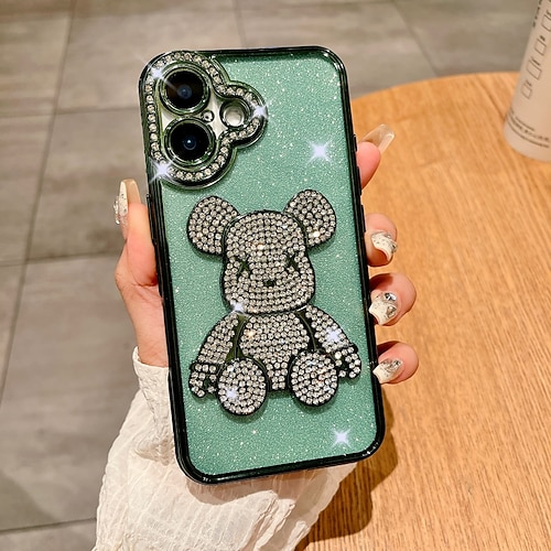 Handy Hülle Handyhüllen Für iPhone 17 Pro Max 17 Air 16 15 14 Pro Max Plus 13 12 11 Pro Max Rückseite Bling Glitzer glänzend Stoßfest Retro TPU Image