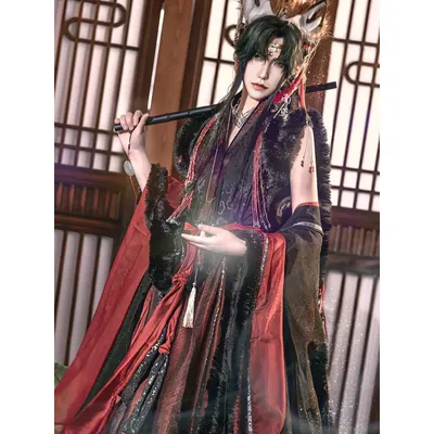 Anime Großmeister Dämonische Kultivierung Cosplay Mod AO US Hallo Wei W U Linie Cosplay Jiang Cheng LAN Wang und Kostüm Hanfu Halloween Image