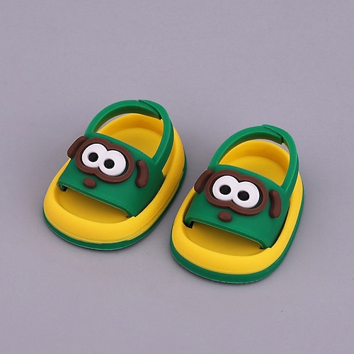 1 Paar Puppenschuhe für 17 cm große Puppen, süße Mini-Schuhe, Zubehör für 17 cm große Puppen, Sitz- und Stehserie, Silikon-Puppen-Regenschuhe (keine Puppe)