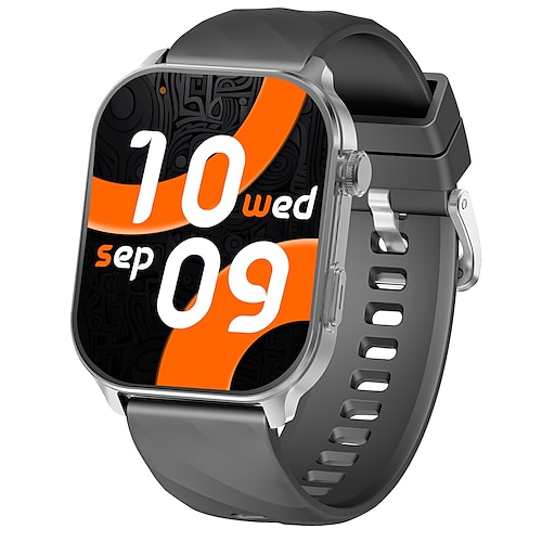 LC211 Smartwatch 2.01 Zoll Smartwatch Fitnessuhr Bluetooth Temperaturüberwachung Schrittzähler Anruferinnerung Kompatibel mit Android iOS Damen Herren GPS Langer Standby Freisprechanrufe IPX-5 22mm Image