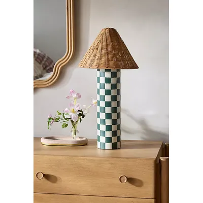 Merve Kahraman Checker Table Lamp