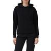 Hoodie S.OLIVER, Damen, Gr. 42, schwarz, Sweatware, Obermaterial: 47% Modal, 41% Polyester, 12% Elasthan, unifarben, casual, regular fit Po-bedeckend, ohne Ausschnitt, Langarm Rippbündchen, Sweatshirts, mit Kapuze